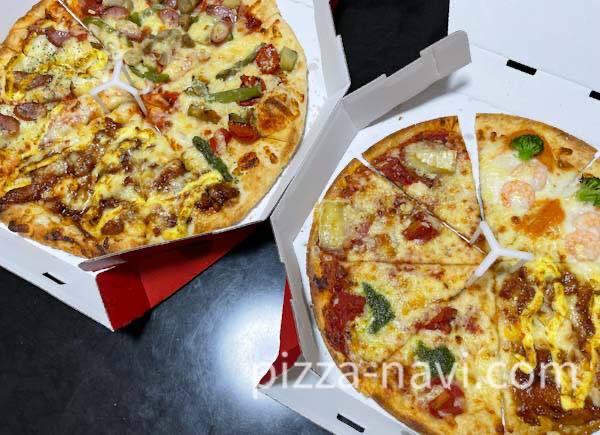 ピザを4人で注文するならどのサイズ？