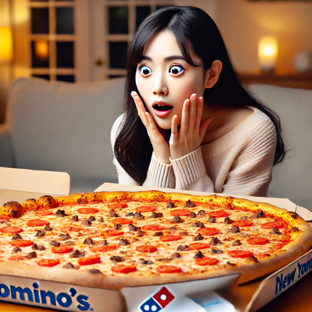 ドミノ・ピザで1番大きいサイズのピザは？