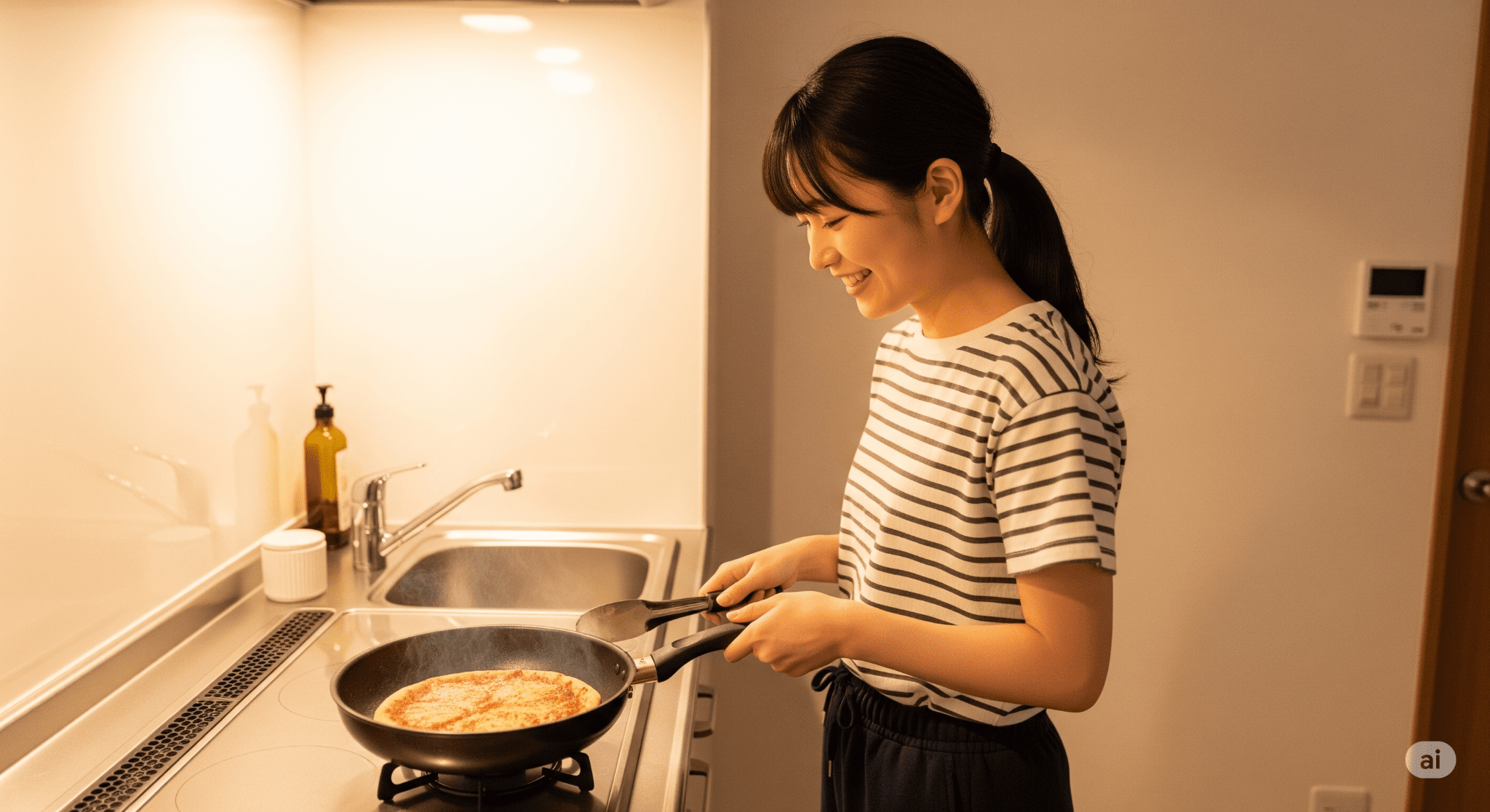 冷凍ピザをフライパンで焼くには？