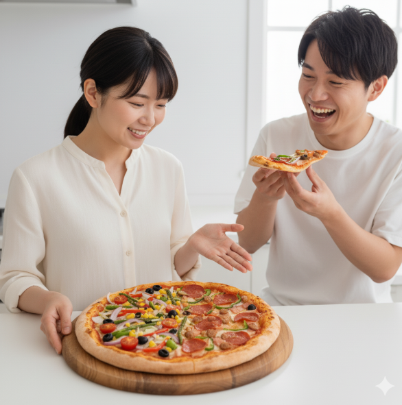 お肉好きと楽しむならピザハットミックス