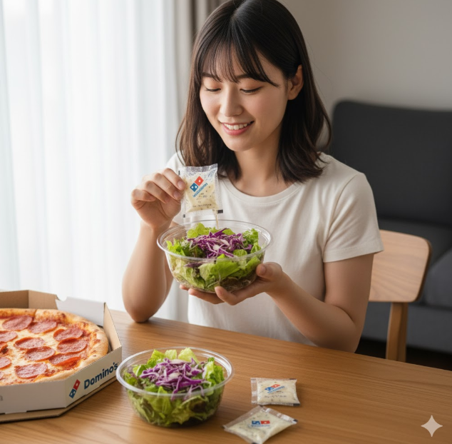ドミノピザ サラダ ドレッシングの特徴