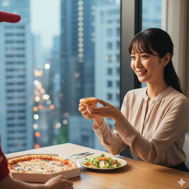 ドミノピザ エッグ タルト 小さく なっ た