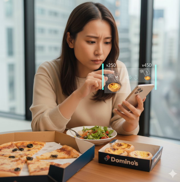 ドミノピザのエッグタルトは過去と変わった？