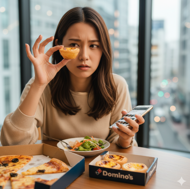 ドミノピザのエッグタルト小さくなった？という噂