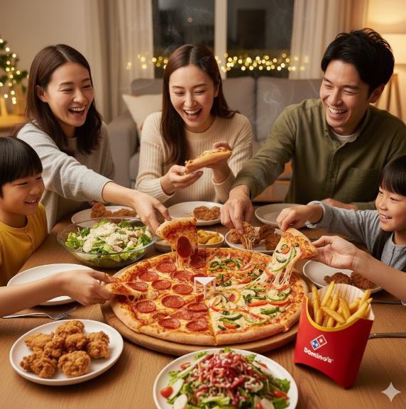 Lサイズとサイドメニューの組み合わせ