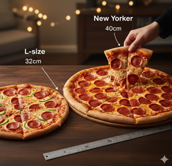 Lサイズより大きいニューヨーカーとは