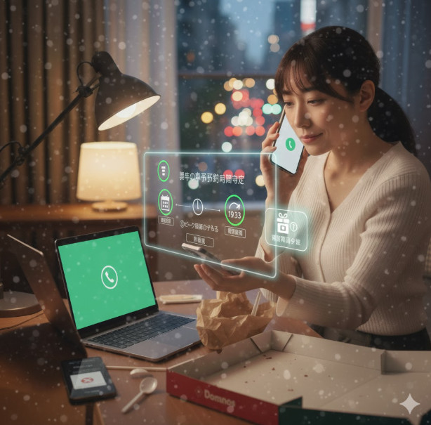 ドミノピザお持ち帰り待ち時間の見方