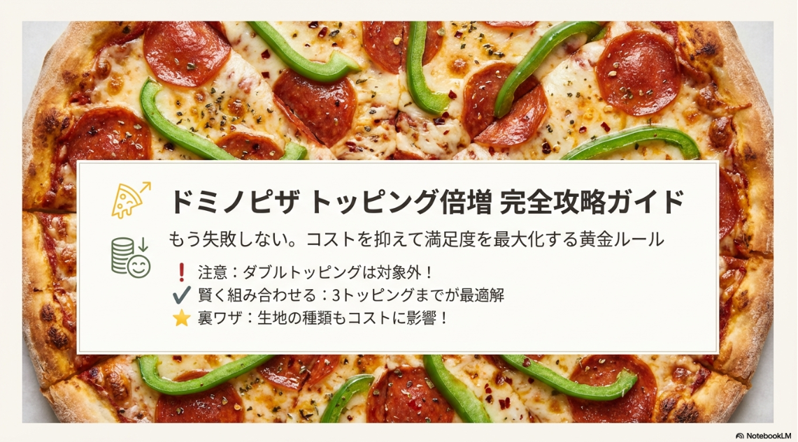 ドミノピザ トッピング 倍