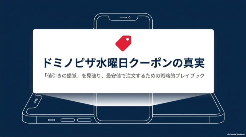 ドミノピザ水曜日クーポンの割引の仕組みと最安値で注文する方法
